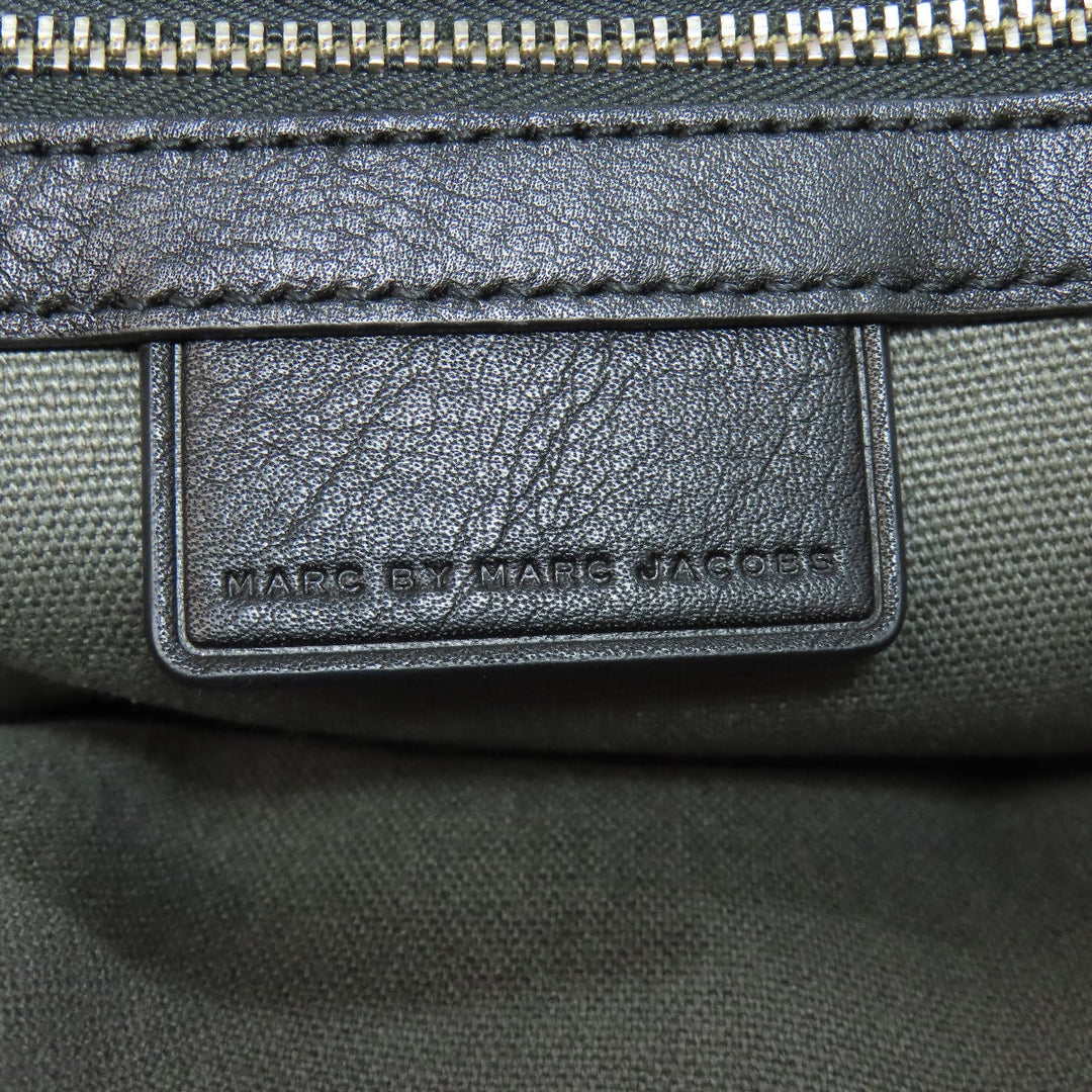 MARC BY MARC JACOBS Tote Bag canvas gray Leopard Pattern 2WAY