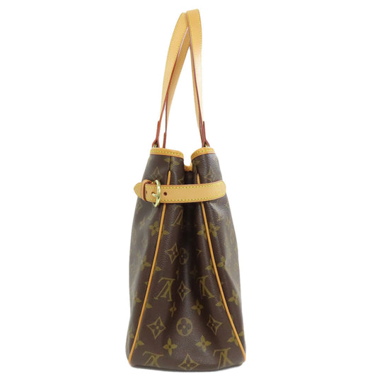 LOUIS VUITTON Tote Bag M51154 Monogram canvas Brown Batignolles Horizontal