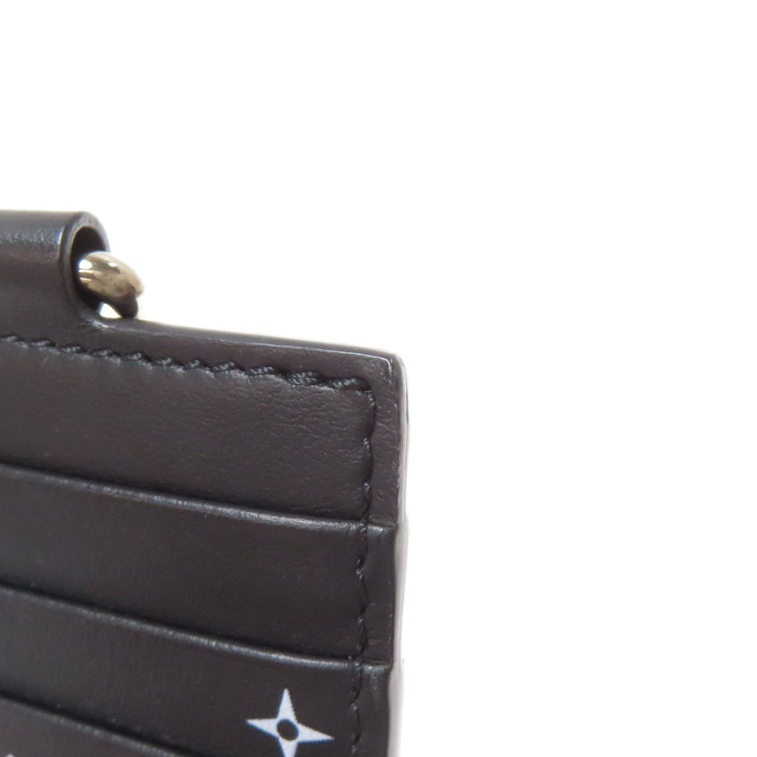 BURBERRY Card Case leather black Shoulder pass case