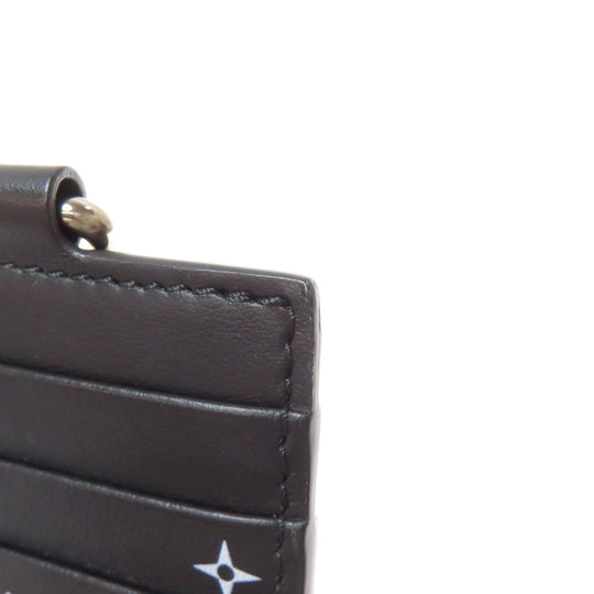 BURBERRY Card Case leather black Shoulder pass case