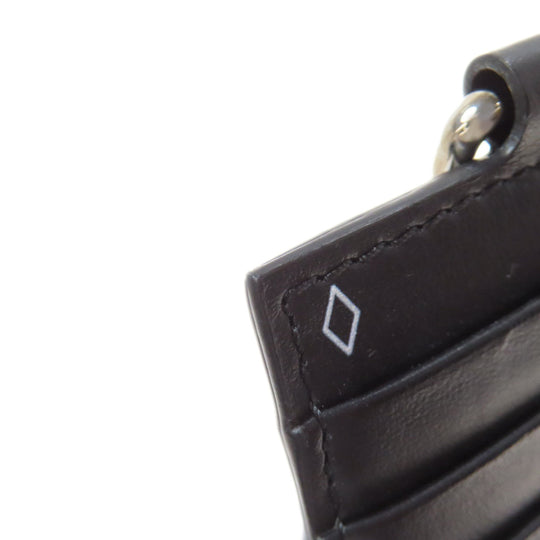BURBERRY Card Case leather black Shoulder pass case