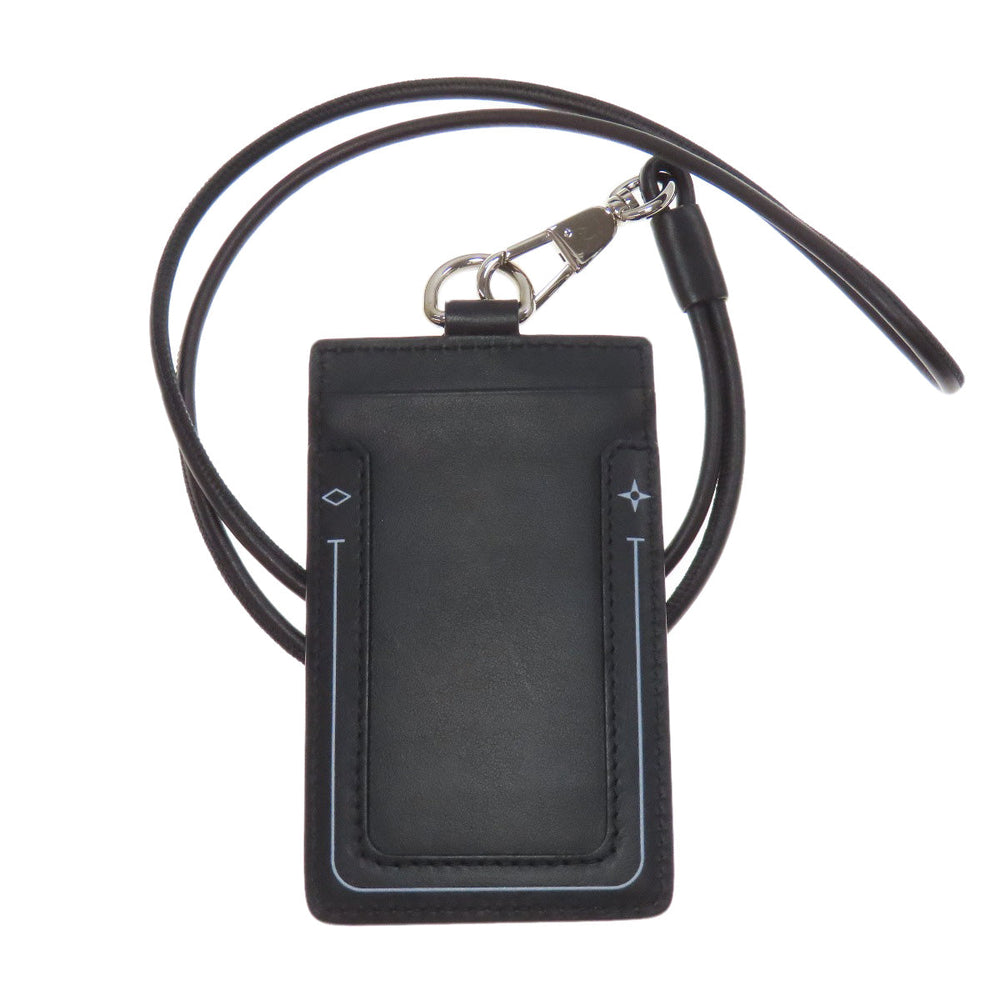 BURBERRY Card Case leather black Shoulder pass case