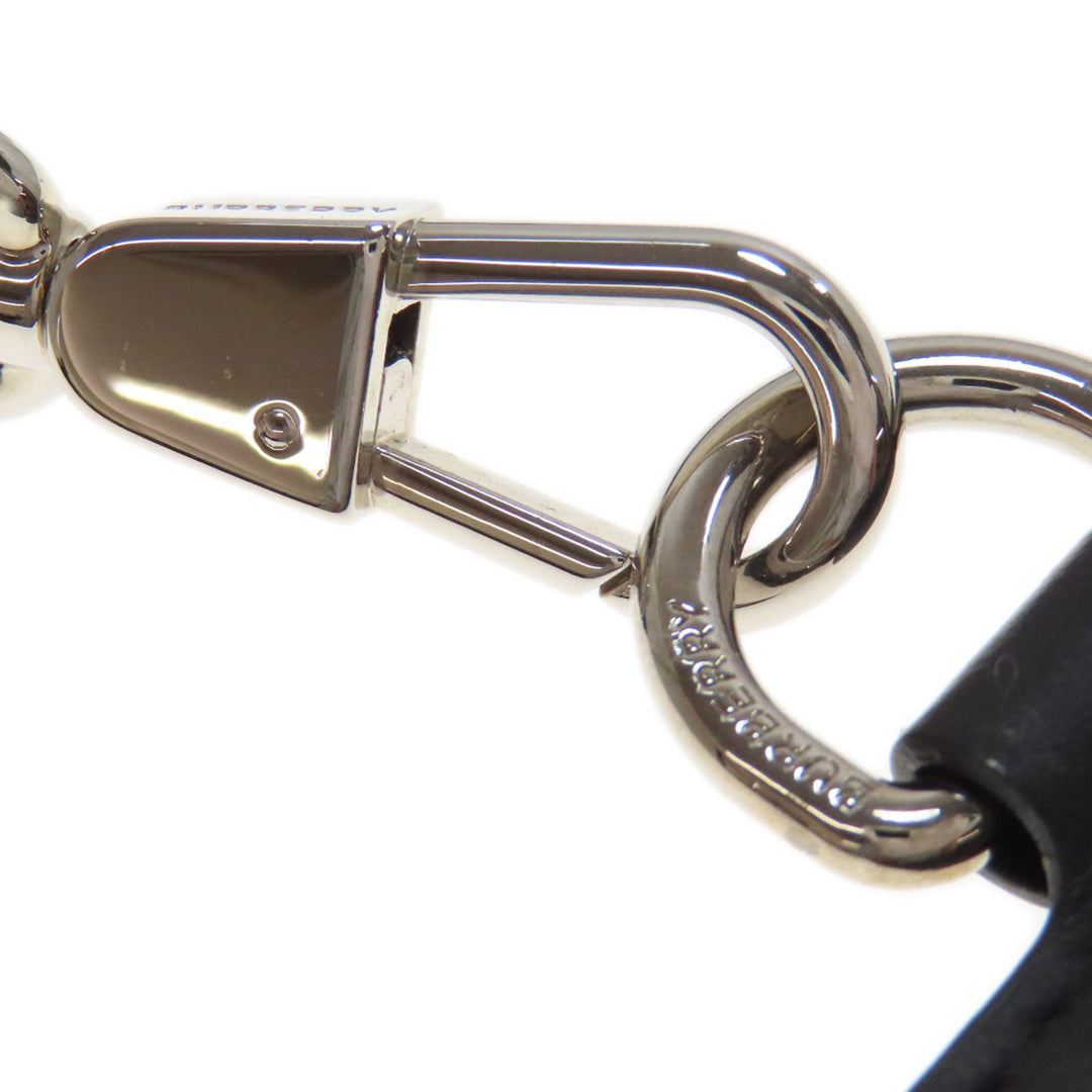 BURBERRY Card Case leather black Shoulder pass case