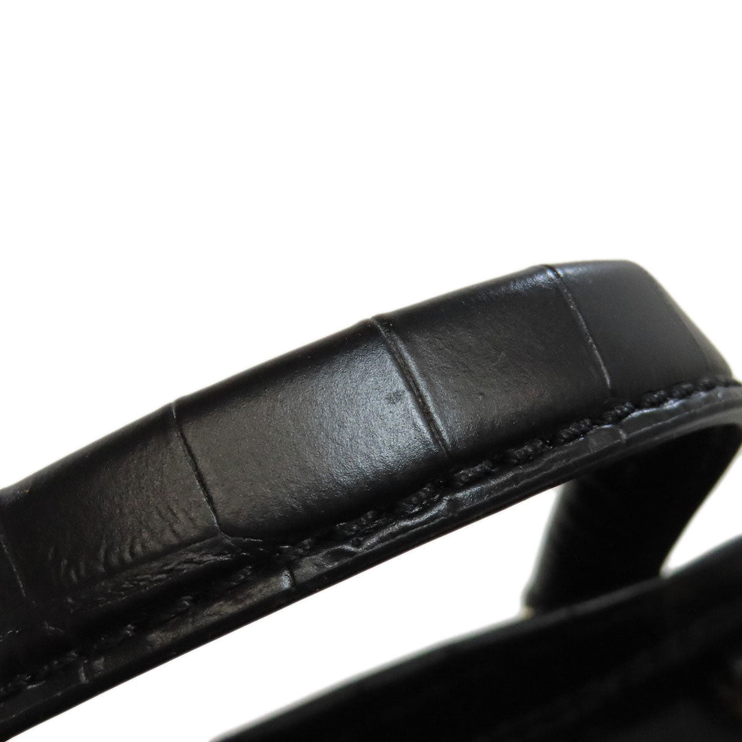 MARC JACOBS Handbag leather black Embossed 2WAY