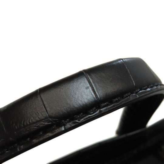 MARC JACOBS Handbag leather black Embossed 2WAY