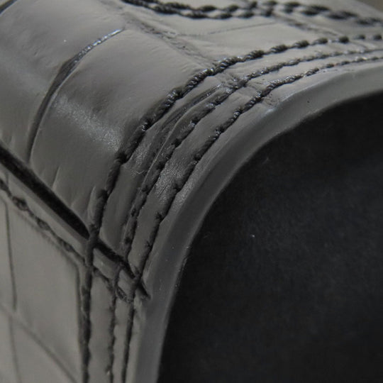 MARC JACOBS Handbag leather black Embossed 2WAY