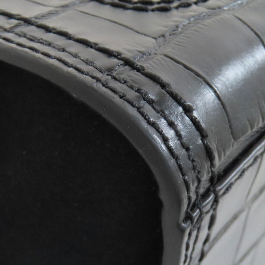 MARC JACOBS Handbag leather black Embossed 2WAY