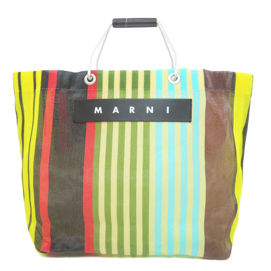 MARNI Handbag Nylon multicolor Flower cafe