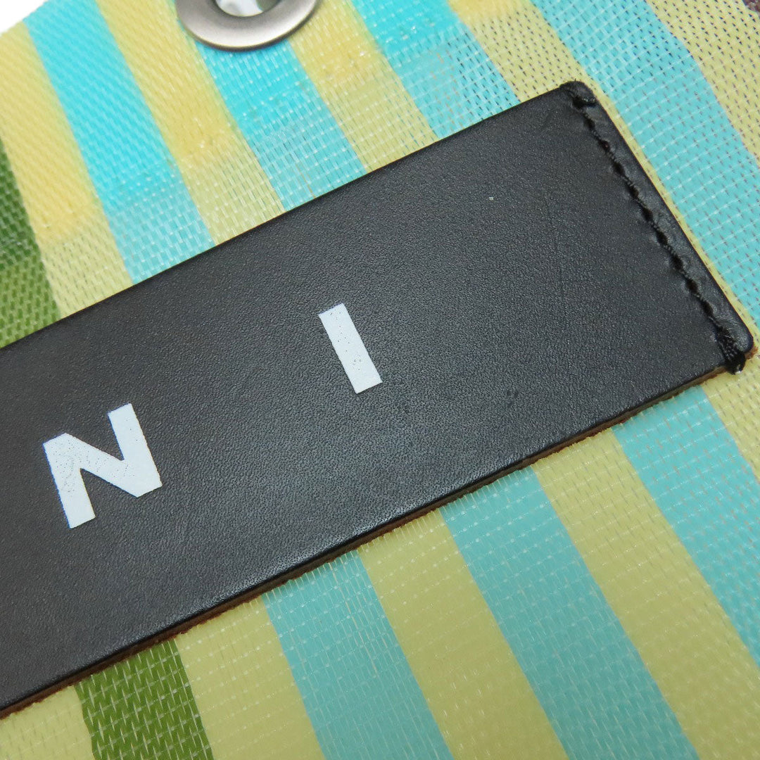 MARNI Handbag Nylon multicolor Flower cafe