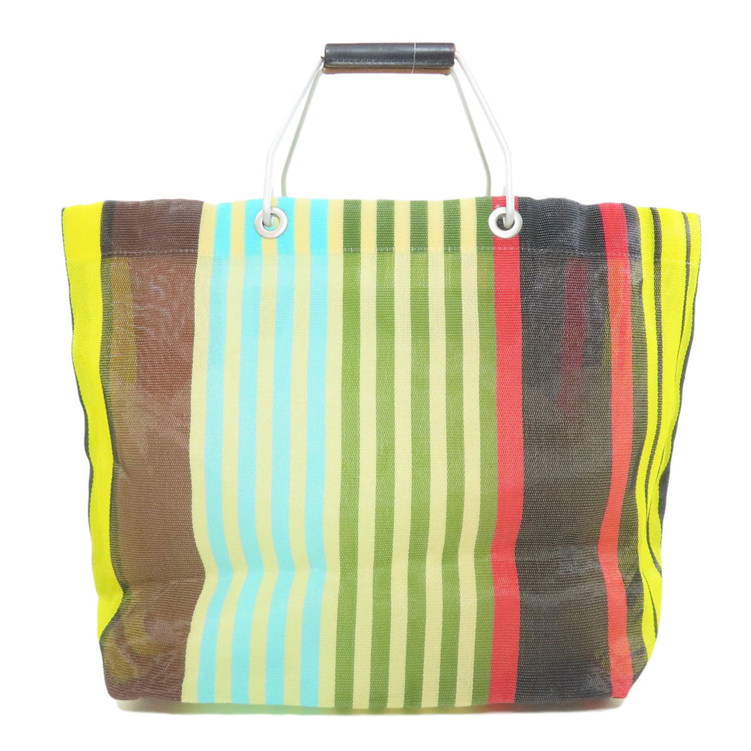 MARNI Handbag Nylon multicolor Flower cafe