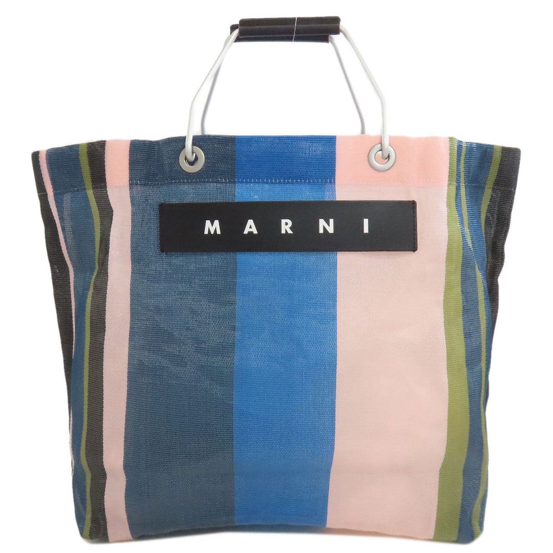 MARNI Handbag PVC multicolor Flower cafe