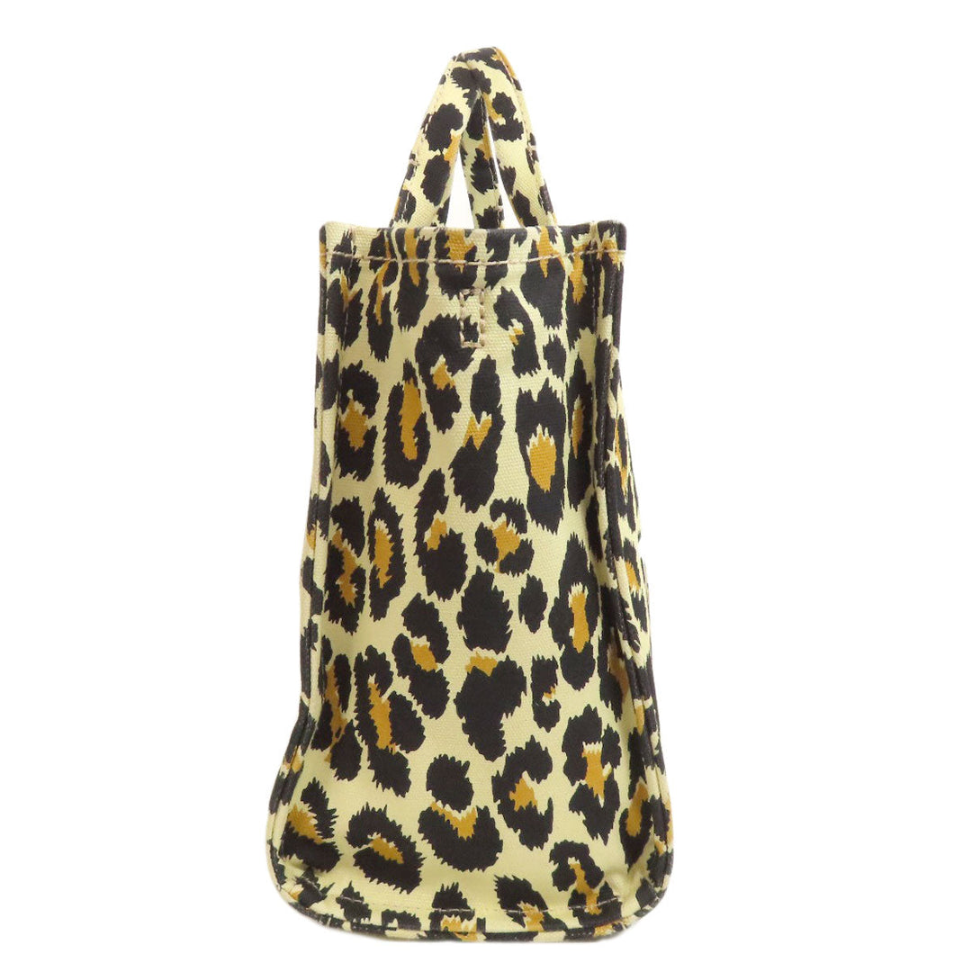 MARC JACOBS Handbag canvas yellow Leopard Pattern 2WAY