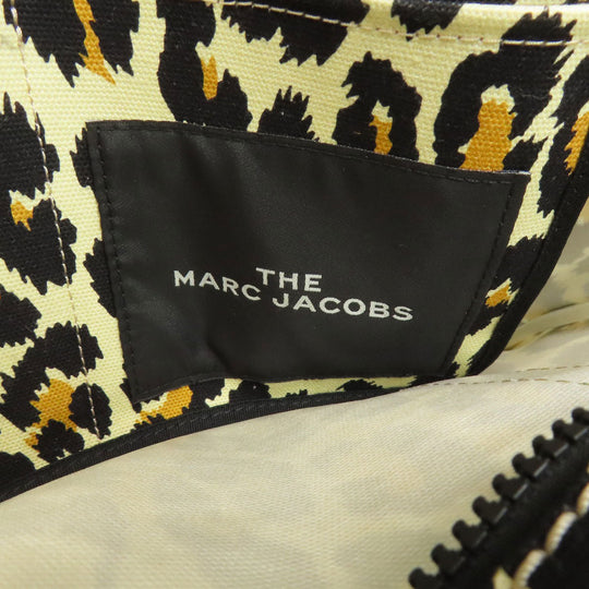 MARC JACOBS Handbag canvas yellow Leopard Pattern 2WAY