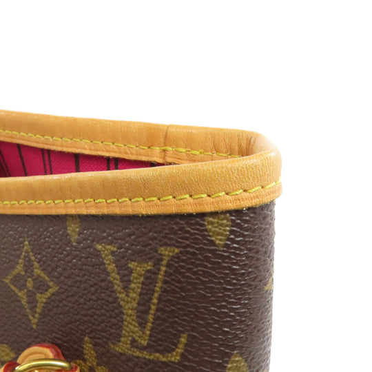 LOUIS VUITTON Tote Bag M41178 Monogram canvas Brown Neverfull MM