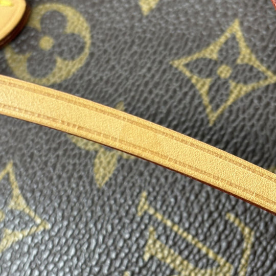 LOUIS VUITTON Tote Bag M41178 Monogram canvas Brown Neverfull MM