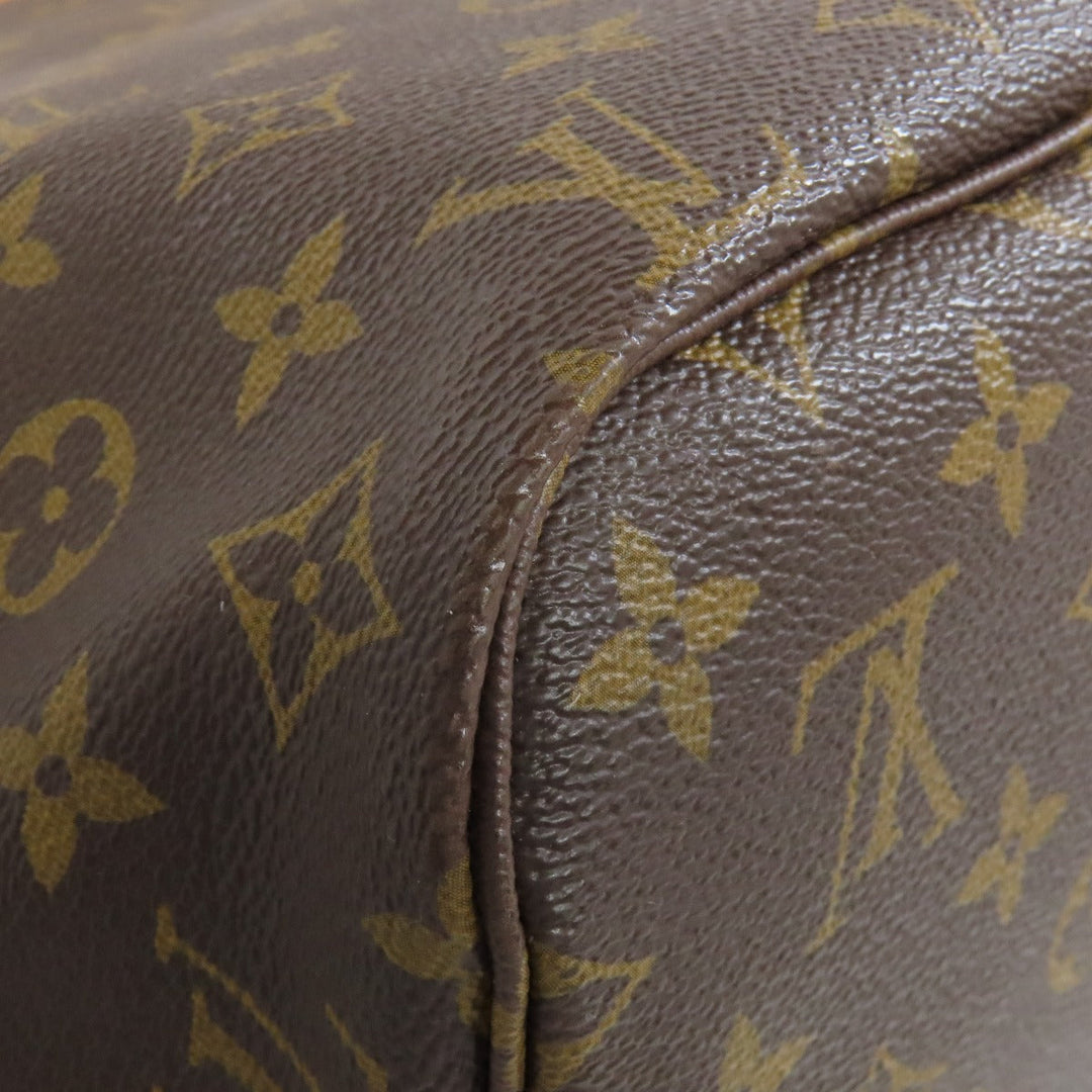 LOUIS VUITTON Tote Bag M41178 Monogram canvas Brown Neverfull MM