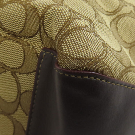 COACH Tote Bag F58282 canvas Brown Signature