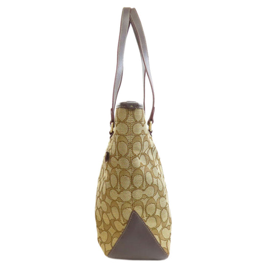 COACH Tote Bag F58282 canvas Brown Signature