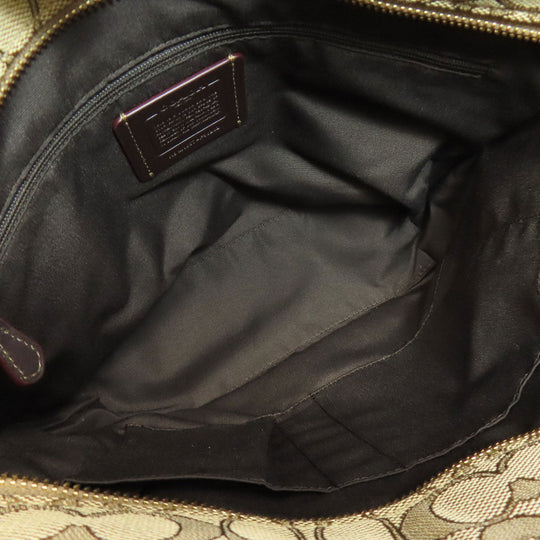 COACH Tote Bag F58282 canvas Brown Signature