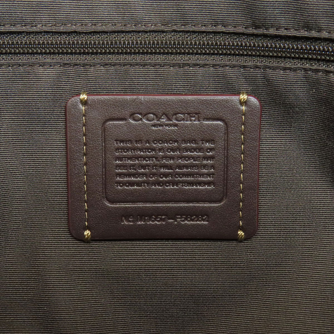 COACH Tote Bag F58282 canvas Brown Signature