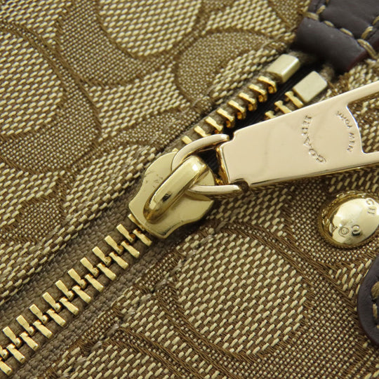 COACH Tote Bag F58282 canvas Brown Signature