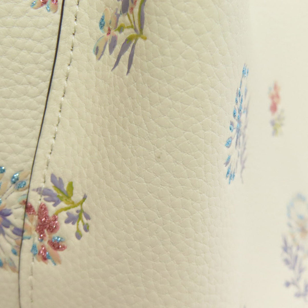 COACH Handbag 2310 leather white Dandelion Floral 2WAY