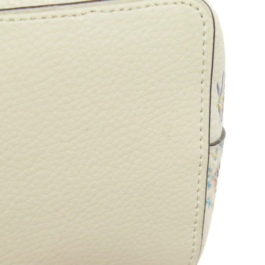 COACH Handbag 2310 leather white Dandelion Floral 2WAY