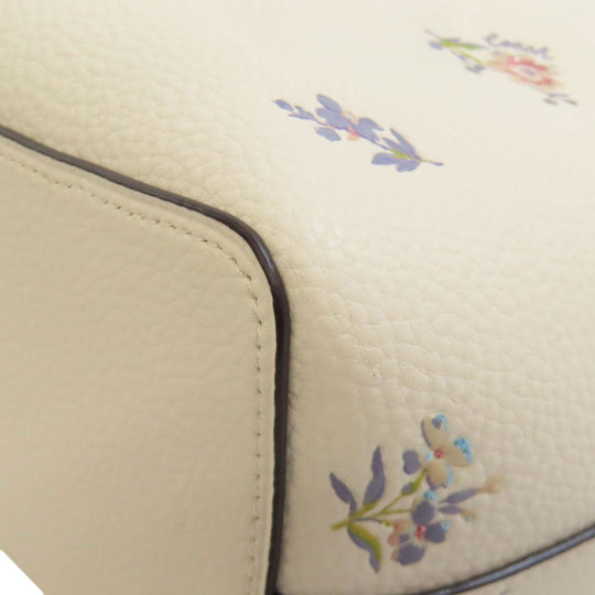 COACH Handbag 2310 leather white Dandelion Floral 2WAY