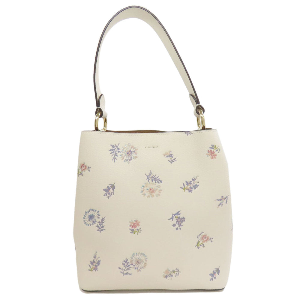 COACH Handbag 2310 leather white Dandelion Floral 2WAY