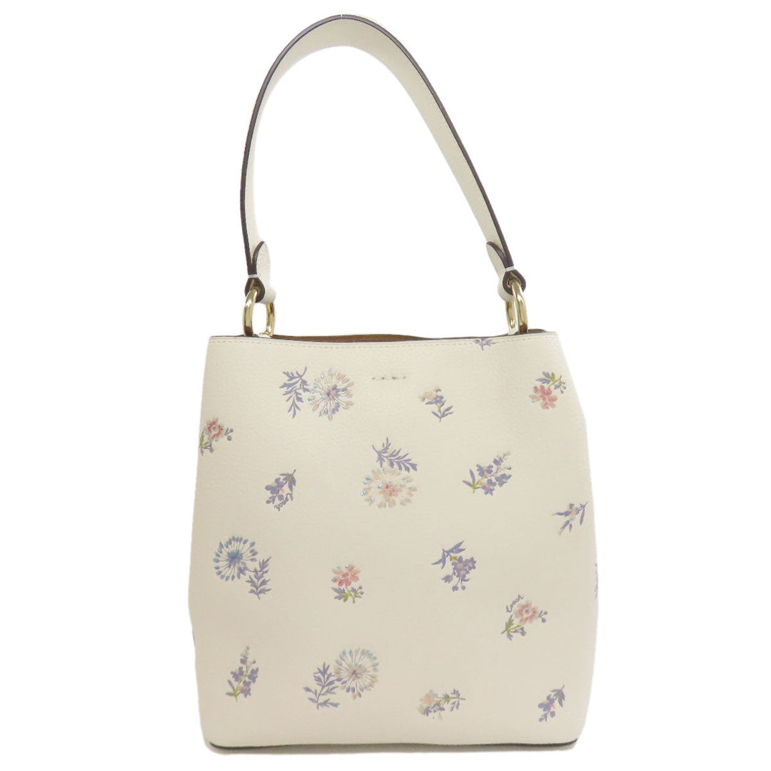 COACH Handbag 2310 leather white Dandelion Floral 2WAY