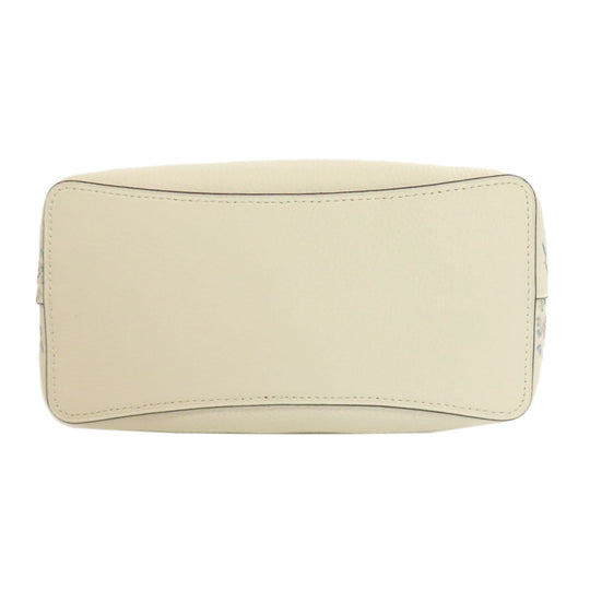 COACH Handbag 2310 leather white Dandelion Floral 2WAY
