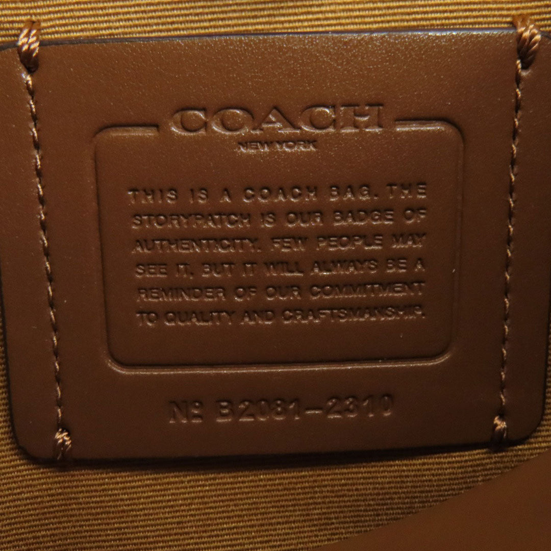 COACH Handbag 2310 leather white Dandelion Floral 2WAY