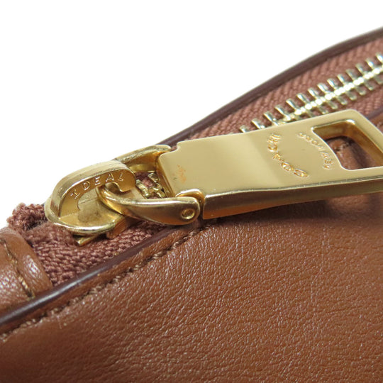 COACH Tote Bag PVC Brown Signature Women Used Authentic