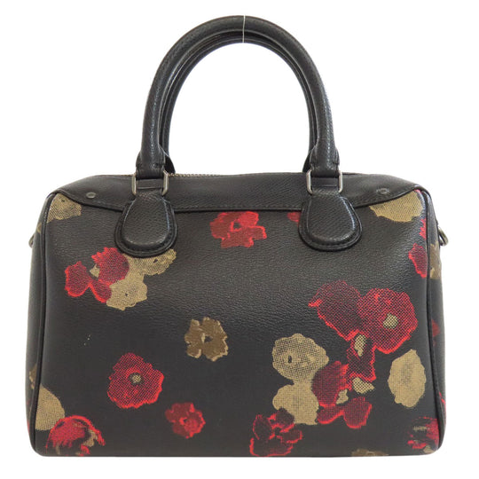 COACH Handbag F57270 PVC black Flower 2WAY