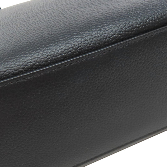 COACH Handbag C4084 leather black 2WAY