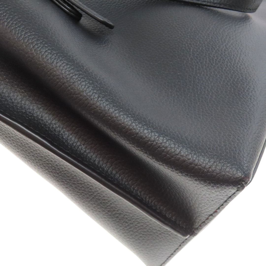 COACH Handbag C4084 leather black 2WAY