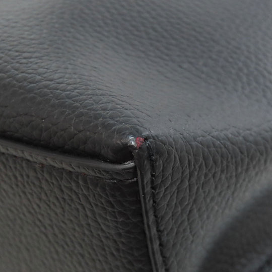 COACH Handbag C4084 leather black 2WAY