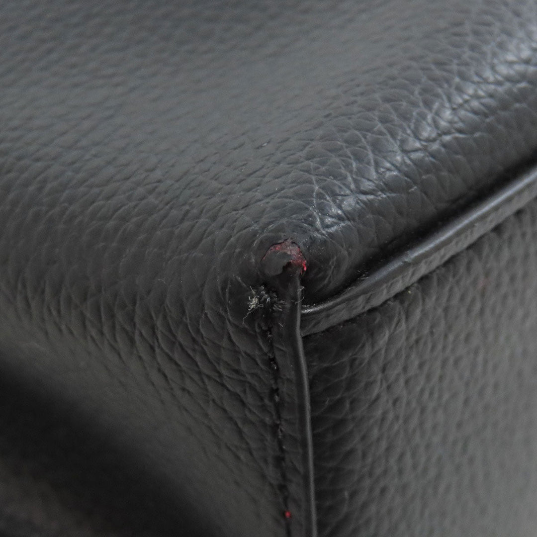 COACH Handbag C4084 leather black 2WAY