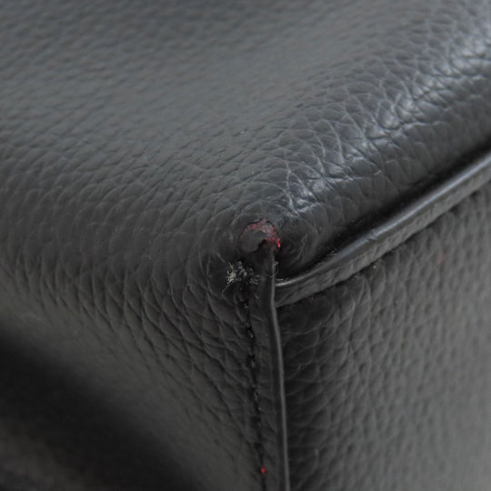 COACH Handbag C4084 leather black 2WAY