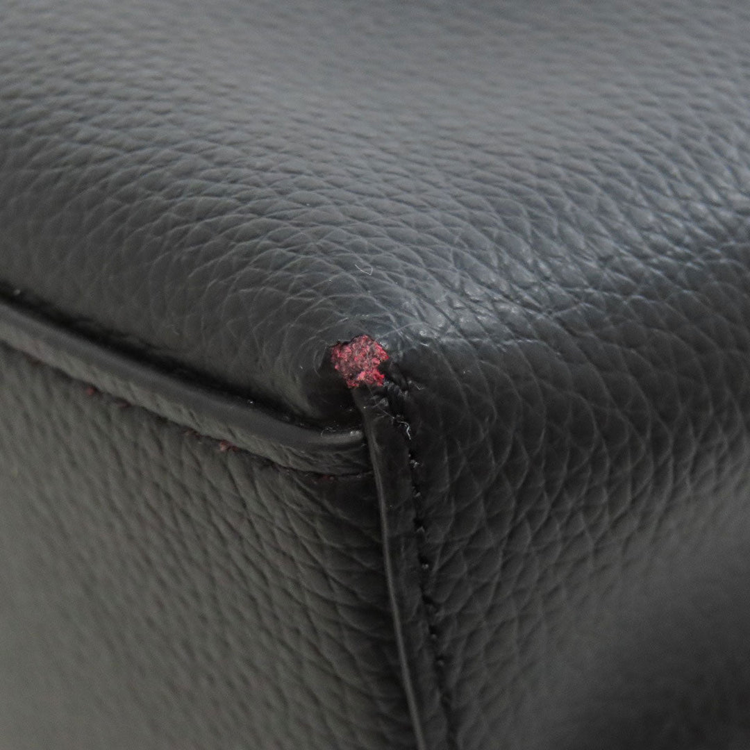 COACH Handbag C4084 leather black 2WAY