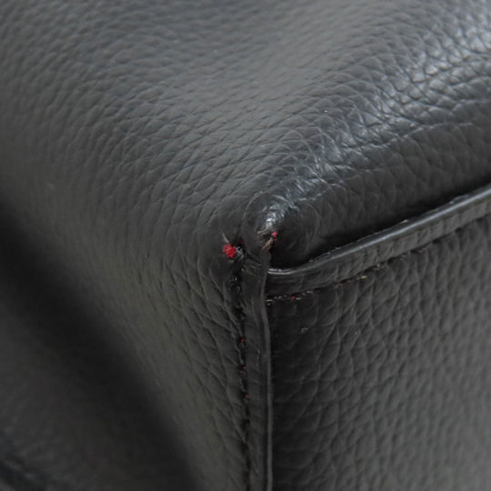 COACH Handbag C4084 leather black 2WAY