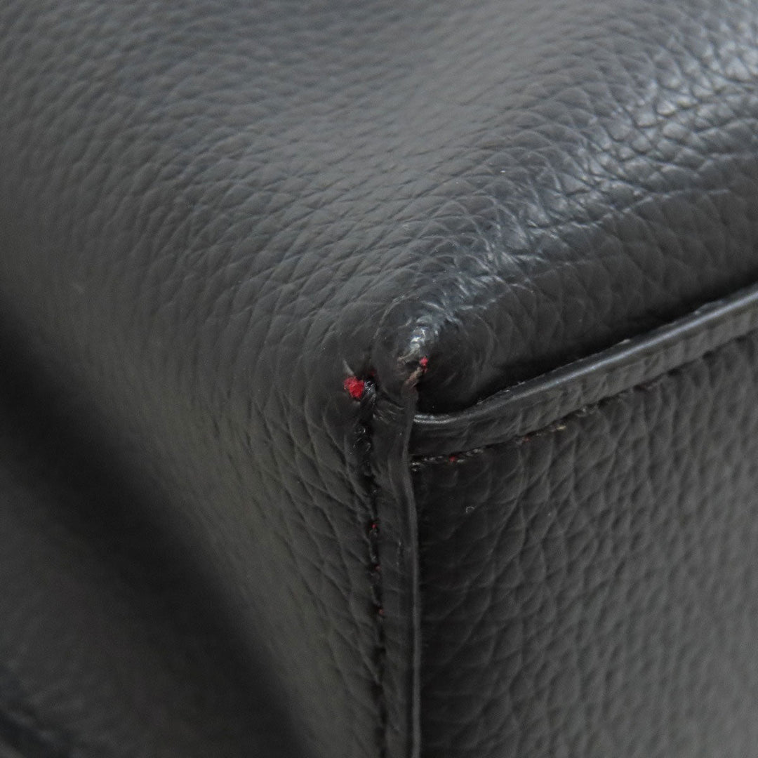 COACH Handbag C4084 leather black 2WAY