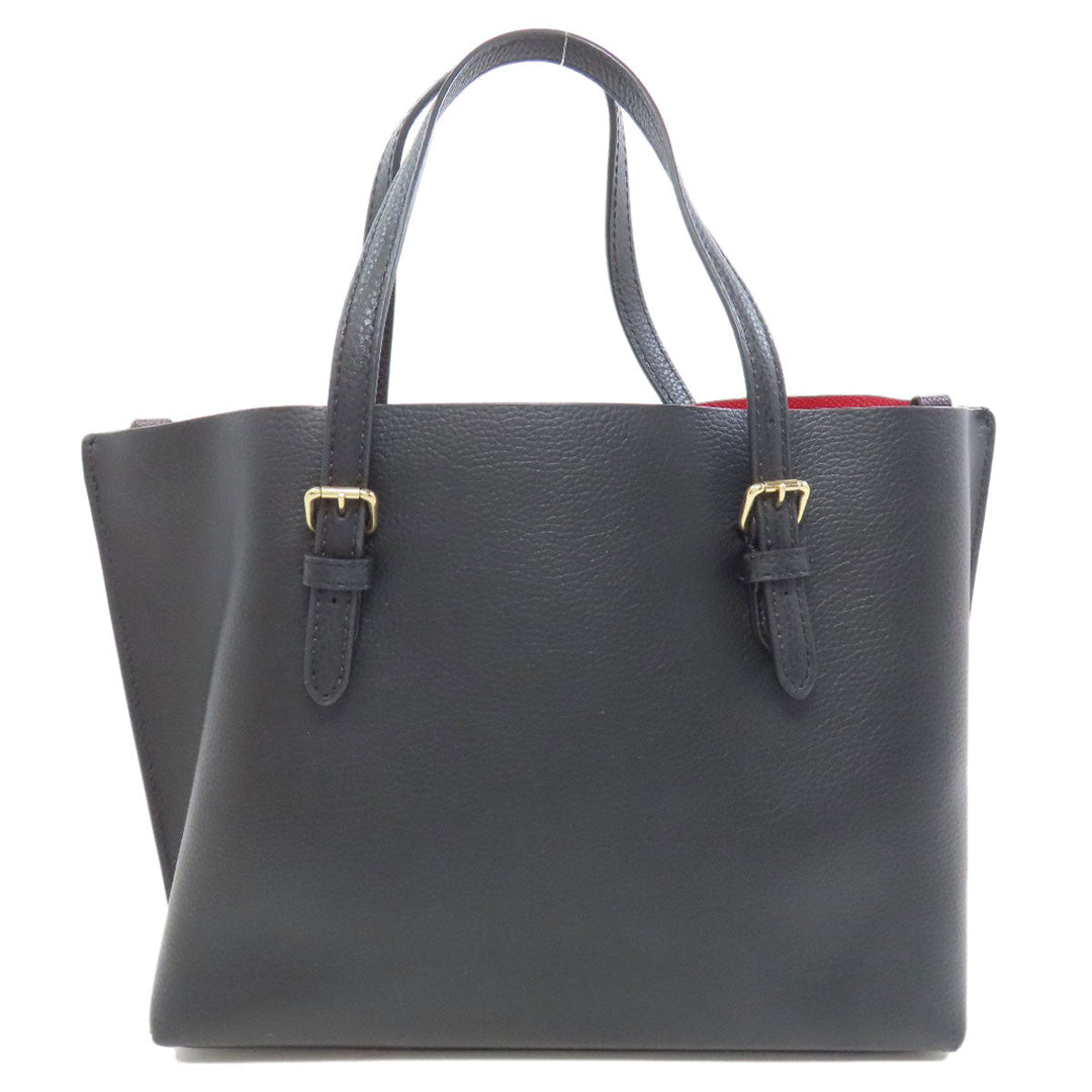 COACH Handbag C4084 leather black 2WAY