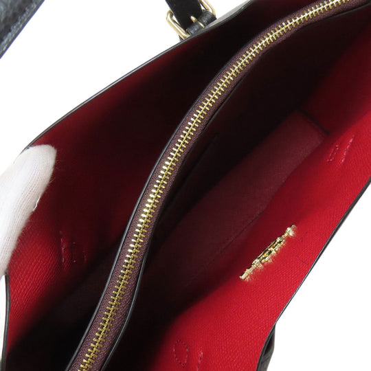 COACH Handbag C4084 leather black 2WAY