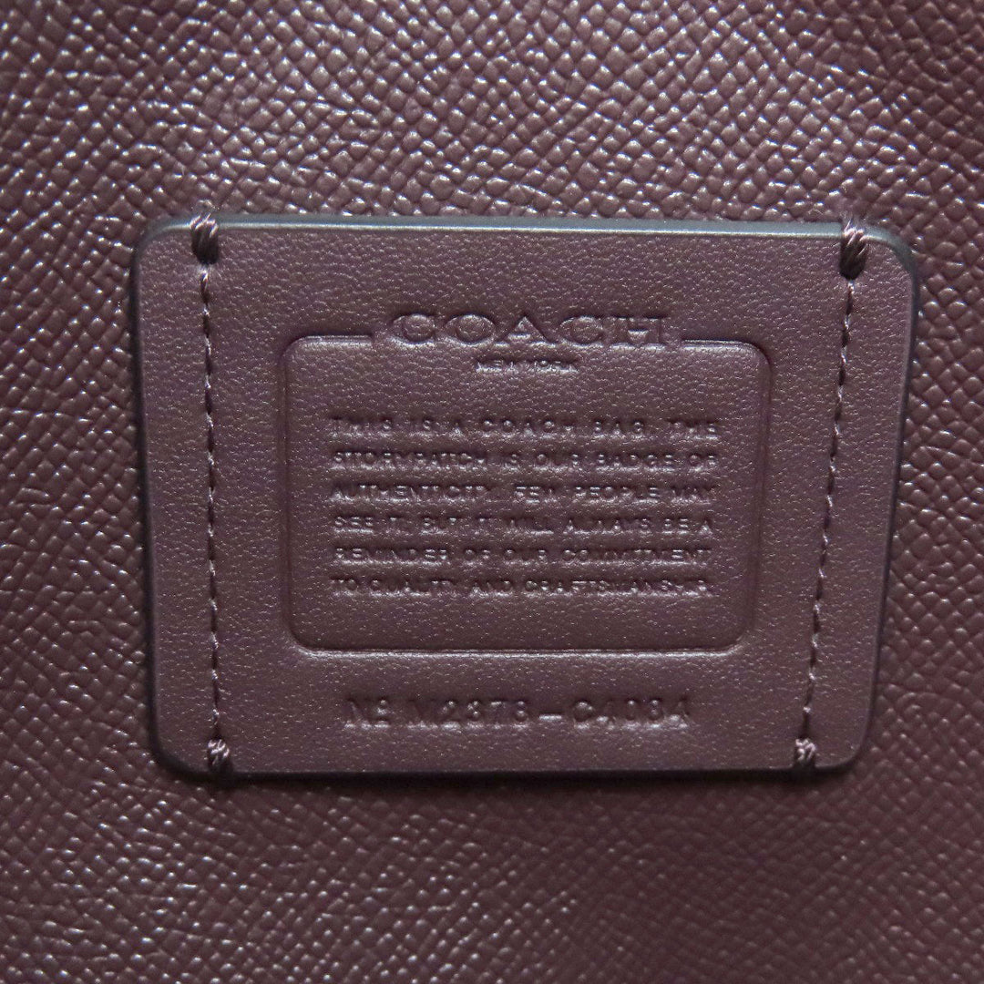 COACH Handbag C4084 leather black 2WAY