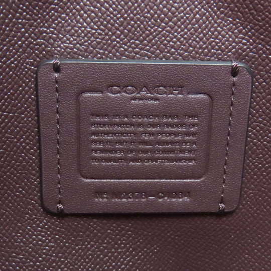 COACH Handbag C4084 leather black 2WAY