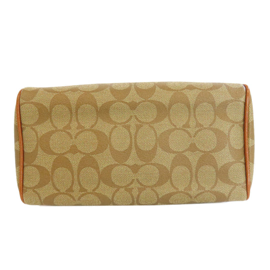 COACH Handbag F36702 PVC Brown Signature 2WAY