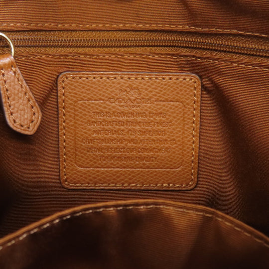 COACH Handbag F36702 PVC Brown Signature 2WAY