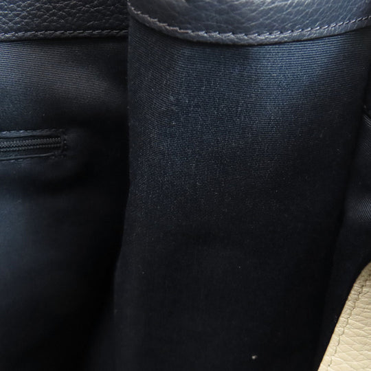 COACH Handbag C2827 canvas blue Dempsey Signature 2WAY Women Used Authentic