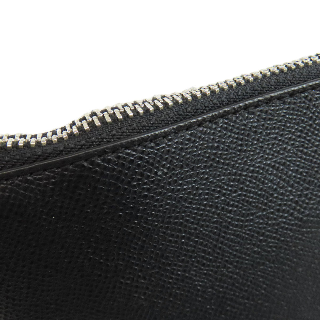 COACH Tote Bag F79608 leather black Gallery Tote Women Used Authentic